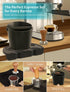 Gevi 3pcs Espresso Machine Accessories Set – Coffee Tamper, Knock Box, Tamper Mat for Home Office