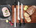 10 inch Offset Bread Knife, Serrated Knife with Wave Edge Blade