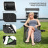 Athena Collection Folding Zero Gravity Chair with Canopy, Adjustable Lounge Chair Recliner, Outdoor Lawn Chair Camping