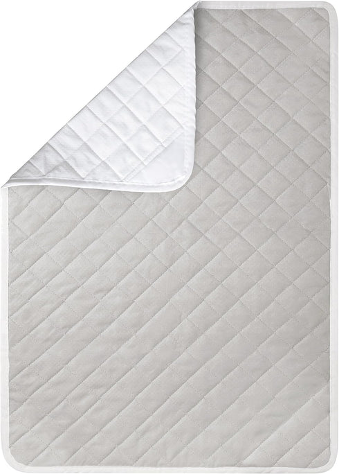 HOLDN’ STORAGE Ironing Mat, Magnetic Laundry Mat, 28.25” x 19”, Gray, Quilted for Washer and Dryer