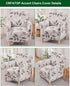 1-Piece Sofa,A19 CRFATOP Stretch Mid Century Modern Armchair Slipcover Accent Chair Covers with Arms Soft Chair