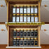 24Pcs Lids-4 oz Set (24) Glass Spice Jars with Label, Spice Jars with Shaker Gold Spice Seasoning Jars Bottles