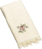 Avanti Linens Rosefan Fingertip Towel, Ivory, 18.00" x 11.00"