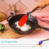 Dreamfarm Chopula Non-Stick-Safe Super-Flexible Spatula, 12" Red with Strong Flat Edge
