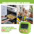 Saooumean 6 Pack Countdown Multi-Function Electronic Timer, Colorful Kitchen Timers Digital Magnetic, Timer, Big LCD