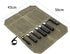 Knife Roll,Chef Knife Roll Bag,Waxed Canvas Knife Roll Case with 7 Slots,Portable Knife Wrap,Kitchen Knife Storage Case,Chef Tools Protector,Culinary Knife Bags,Travel Tool Roll Pouch,Knives Pouch