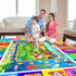 DINSUMRUG (78.7X59 INCH, Kids Rug for Playroom, Farm Play Mat, Sea Animal Alphabet ABC Educational Rug, Floor Play Mat