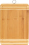 Kitchen Details Bamboo Cutting Board, Large Dual Sided Ultra Thick Cut Resistant with Drip Edge