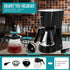 CAYNEL Drip Coffee Machine, 750ML Removable Water Reservoir, 5 Cups, Black