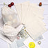 Limko Cotton Muslin Bags, Sachet Bags for Home Supplies (3x4 Inch, 30 Pack)