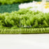 Ouyattle 3ft Cute Green Floral Large Bathroom Rugs Bath Mat Non Slip Washable, Modern Chic Boho Aesthetic Trendy Funky