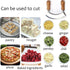 4.9 Inch Mezzaluna Knife, Sharp Double Blade Chopping Knife, Pizza Cutter, Stainless Steel Mincing Knife