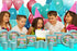 Pink Flamingo Birthday Party Supplies, Tableware Set Includes Plates, Napkins, Cups for 16