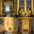 90 suddus Curtain Lights for Bedroom, Led Hanging String Light Outdoor, Fairy Curtain Lights Indoor for Christmas