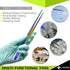 Cynamed 10” Kitchen Premium Tongs Tweezers, Stainless Steel with Precision Serrated Tips (Rainbow)