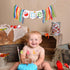 1st Ofishally One Ribbons High Chair Banner - Big One Birthday epidemics Decor, First Smash Baby Showers, Under the Sea