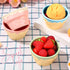 4 9 oz Summer Honeydak Pcs Ice Cream Ceramic Bowls Waffle Ice Cream Cups Reusable Sundae Dessert Snack Containers