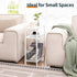 3 Yoobure Narrow Side Table with Storage Basket, Small End Table for Small Spaces, Skinny Side Tables Living Room