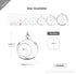 WGV Hanging Terrarium Globe, Clear Glass Vase Orb, 3" Width, 4" Height, DIY Air Succulent Planter, 6 Pieces Bulk
