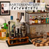 Set Set 17-Piece Bartender Kit Cocktail Shaker with Stand Bar Tool Bar for Drink Mixing Home Bartending Kit Bar Cart