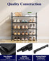 Closet, Closet 26.6" 4 Kitsure Shoe Rack for Shoe Organizer for Front Door Entrance, Stackable Shoe Shelf, Detachable
