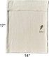 Extra Large Certified Organic Cotton Vegetable Crisper Bags, Reusable, Eco-Friendly, Made in USA