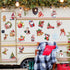 24 Pieces Christmas Refrigerator Magnets, Decorative Santa Claus Gnome Snowflake Stickers for Car, Fridge, Mailbox Decor