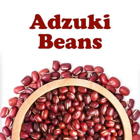 4 Food to Live - Adzuki Beans, Pounds Whole Dried Azuki Beans (Red Mung Beans), Raw, Vegan, Kosher, Sproutable, Bulk.