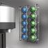 GALVANOX Magnetic Fridge Mount for Nespresso Vertuo Pods Holder - 10 Pod Capacity Clear Acrylic Storage and Display