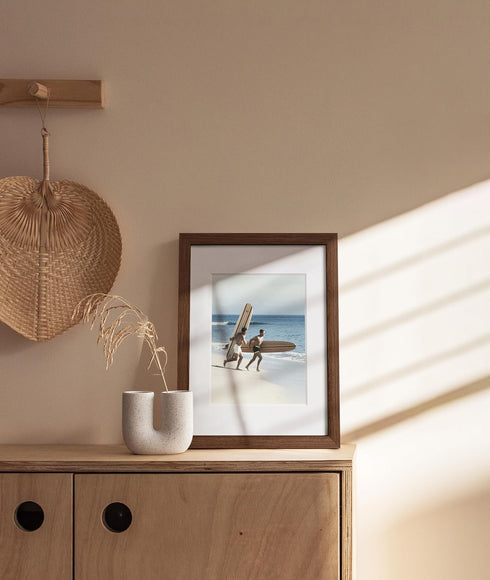9x12 6x8 9x12 (9x12 HAUS AND HUES Picture Frame with Real Glass and Walnut American Oak Matted to - Oak Frame Wood