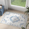 jinchan Vintage Area Rug 2x3, Washable Entryway Rug, Floral Medallion Non-Slip Soft Classic Carpet
