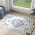 jinchan Vintage Area Rug 2x3, Washable Entryway Rug, Floral Medallion Non-Slip Soft Classic Carpet