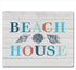 CounterArt Beach House 3mm Heat Tolerant Tempered Glass Cutting Board 10” x 8” - Manufactured in the USA