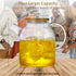 54oz Sturdy Glass Teapot with Removable Filter, Thick Borosilicate Glass Tea Pot with Bamboo Lid for Loose Tea