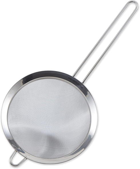 RSVP International Endurance Kitchen Collection, 7-Inch Stainless Steel Fine Mesh Conical Sieve/Colander