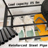 3-Tier Closet, Corridor-Closet Shoe Rack Organizer, Reversible Metal Space Saving Shoe Storage Shelf - for Entryway