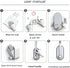 KIRIKIT 48 (1 Wand+48 Disposable Toilet Brush with Refill Heads and Holder Includes Storage Caddy&Toilet Bowl Wand