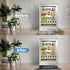 Grey Mini Fridge Silicone Mat with Raised Edges, 24''x24''x0.5'', Prevents Water Leakage from Electrical Equipment
