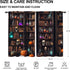 2 Set 28"x36" Worltoldb Vintage Bookshelf Kitchen Curtains Cafe Curtains for Bathroom Dining Room Living Room Pocket