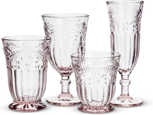 Abbott Collection 27-Desiree/GOB Flower Wine Goblet