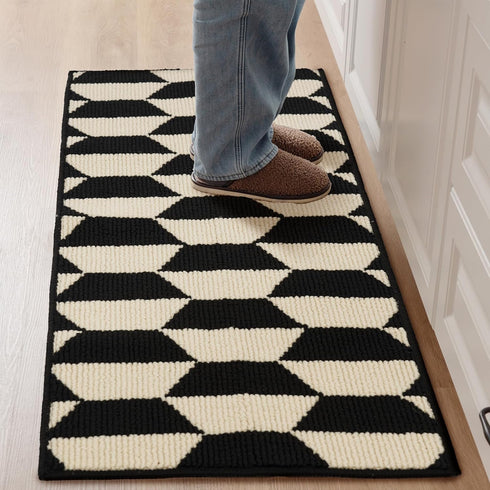 GRANNY SAYS Kitchen Mats for Floor, Non-Slip Washable Runner Rugs for Kitchen Floor, 47" x 17.7", Stain Resistant