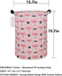 QUEENLALA Large Storage Basket, Collapsible Round Laundry Hamper/Bathroom Decor, Boys and Girls Clothing Bin