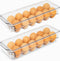 Egg Holder for Fridge 12 count 2 Pack Egg Container for Refrigerator