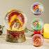 Christmas Snow Globe Christmas Nativity Sence Color Changing Lighted Musical Water Globe Nativity Sence Decor Battery