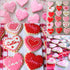 KAISHANE Love Heart Cookie Cutter Set - 5 Pieces Stainless Steel Heart Shaped Biscuit Pastry Cutters