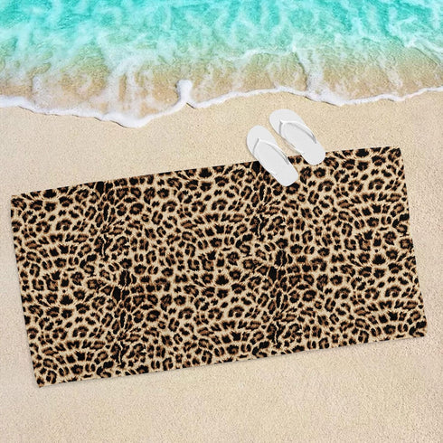 Irisbell 63 32 inch Swimming Cotton Beach Towel x Large Sand Free Towels for Travel,Quick Dry Absorbent Beach Towels