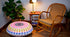 22" CRAFT KALA Floor Pillows Cover for Sitting, Large Meditation Cushions Cover for Adults, Bohemian Mandala Round Pouf
