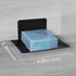 Soap Dish for Shower, 5 Slot Self-Adhesive Wall Mounted Soap Holder, Stainless Steel Black Soap Tray