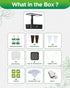 24W Adjustablewith,12 Hydroponics Growing System Kits,Smart Indoor Herb Garden with LED Grow Light Planting Height Pods
