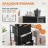 Sweetcrispy Dresser for Bedroom with 4 Drawers, Skinny Fabric Storage Tower, Chest of Drawers for Closet, Living Room
